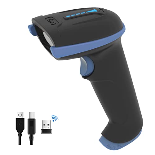 Photo 1 of Tera 1D 2D QR Barcode Scanner Wireless and Wired with Battery Level Indicator Digital Printed Bar Code Reader Cordless Handheld Barcode Scanner Compac
