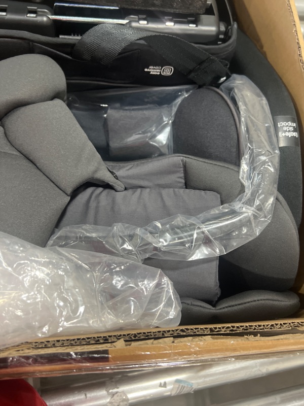 Photo 2 of Diono Radian 3RXT SafePlus, 4-in-1 Convertible Car Seat, Rear and Forward Facing, SafePlus Engineering, 3 Stage -Infant Protection, 10 Years 1 Car Seat, Slim Fit 3 Across, Black Jet 3RXT SafePlus Black Jet