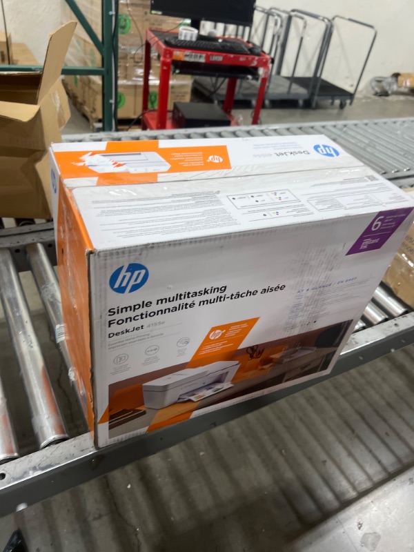 Photo 5 of HP DeskJet 4155e Wireless Color All-in-One Printer & 67XL Tri-Color High-Yield Ink Cartridge | 3YM58AN & 67XL Black High-Yield Ink Cartridge | 3YM57AN Printer + Tri-color Ink + Black Ink