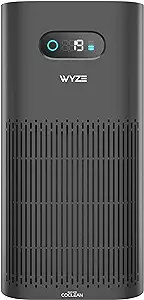 Photo 1 of Wyze Air Purifier with Formaldehyde Filter (Premium), for Home, 21db Quiet, HEPA 13, Elimination of common pollutants, Remove formaldehyde, Odors, Smoke, Pollen, Dust, Smart WiFi Alexa Google, Black