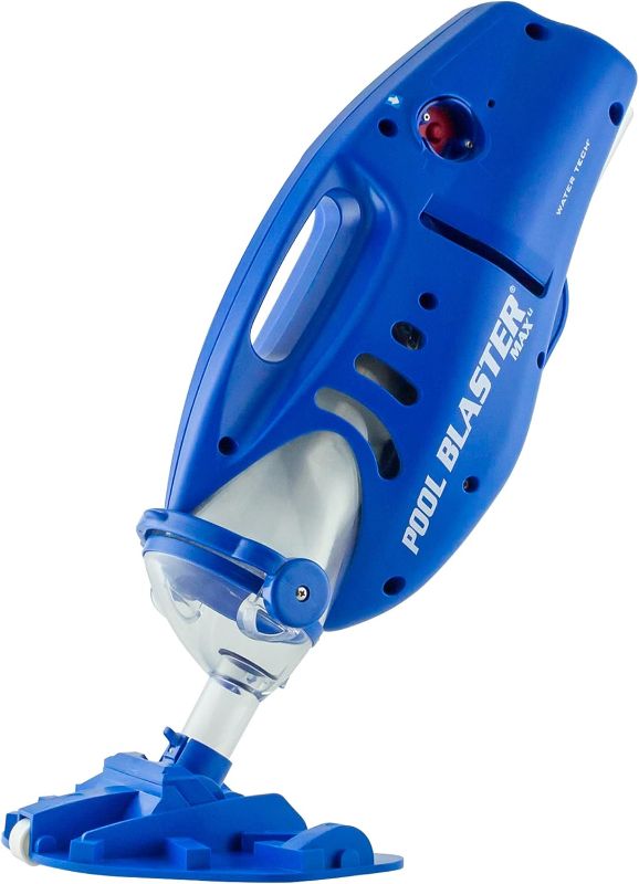 Photo 1 of POOL BLASTER Max Cordless Pool Vacuum for Deep Cleaning & Strong Suction, Handheld Rechargeable Swimming Pool Cleaner for Inground and Above Ground Pools, Hoseless Pool Vac by Water Tech
