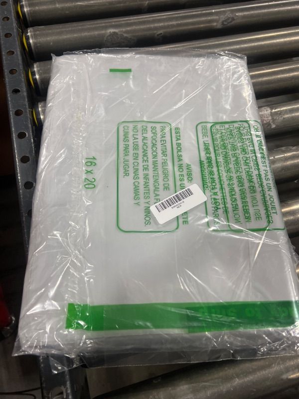 Photo 2 of Large Poly Mailers 14.5x19, Solid White Shipping Bags - Tear And Puncture Free Poly Bags - Water Resistant Mailing Bags - Packaging Bags For Small Business - 50 Count 14.5" x 19" (50Pck) white