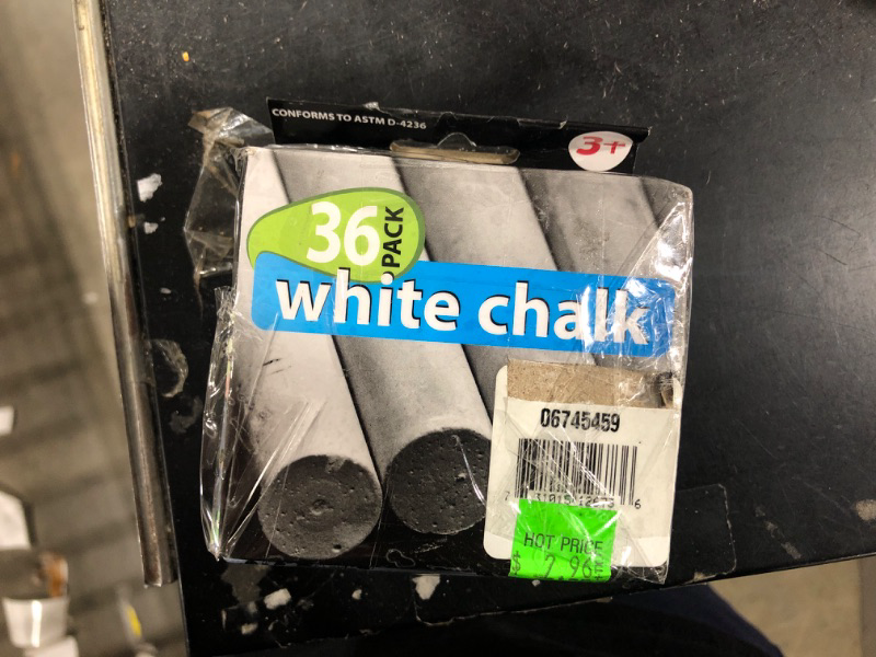 Photo 1 of  36 Pack white chalk