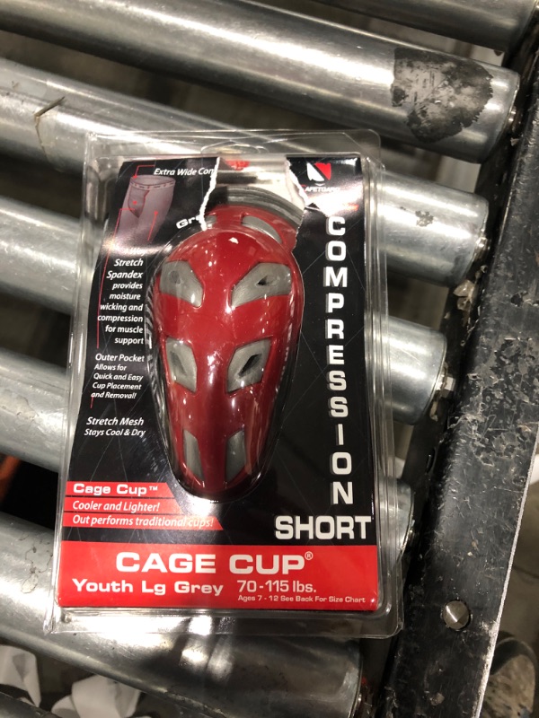 Photo 2 of SafeTGard Youth Compression Short with Youth Cage Cup LARGE

