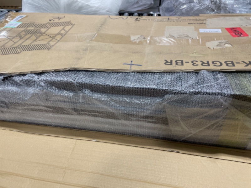 Photo 1 of Homykic Bamboo Closet System, Large Clothing Rack Garment Rack for Hanging Clothes, Freestanding Clothes Rack with Shelves and 5 Rods, Stable Open Wardrobe Organizer with 4 Hooks, 70”Wx77”H, Espresso