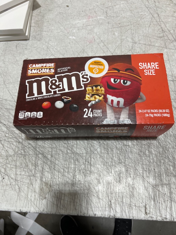 Photo 1 of 24 packs of smores m&m's 