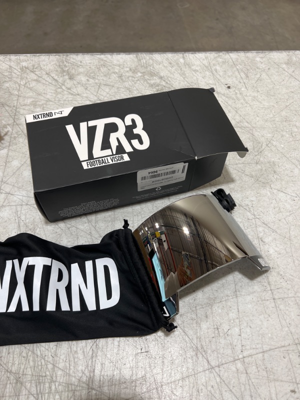 Photo 2 of Nxtrnd VZR3 Football Visor, Bubble Lens Technology, Fits Adult & Youth Football Helmets Mirror