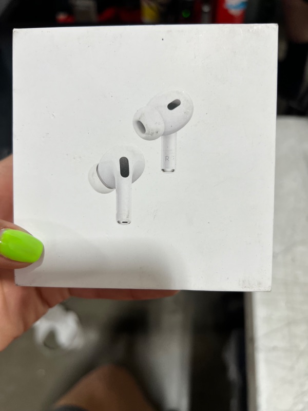 Photo 2 of Apple AirPods Pro (2nd Generation) Wireless Ear Buds with USB-C Charging, Up to 2X More Active Noise Cancelling Bluetooth Headphones, Transparency Mode, Adaptive Audio, Personalized Spatial Audio USB-C Without AppleCare+