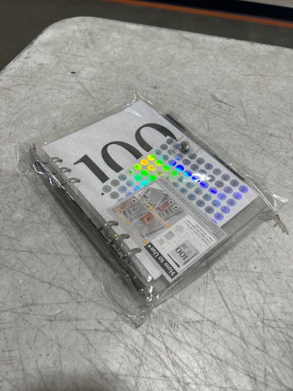 Photo 1 of 100 Envelopes Money Saving Challenge, 2024 Shiny 100 Day Challenge Money Saving Binder, Easy and Funny Way to Save $5,050 Money Saving Challenge Book, 100-Day Envelope Challenge Kit Black9