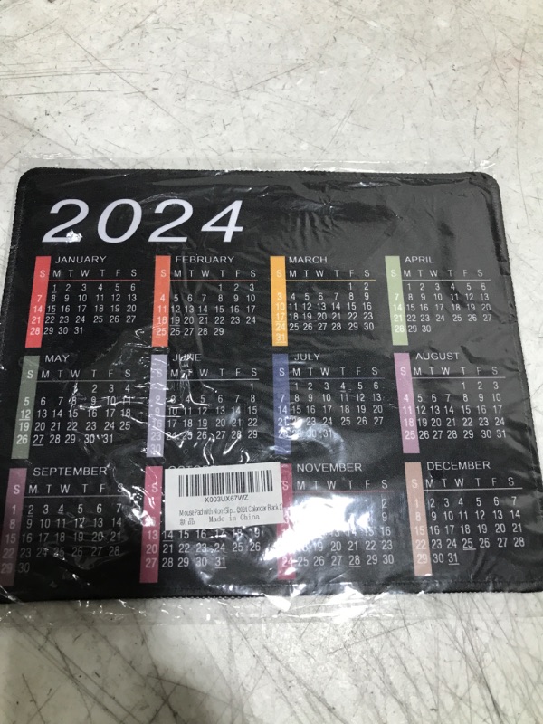 Photo 1 of 2024 MOUSE PAD CALENDAR.