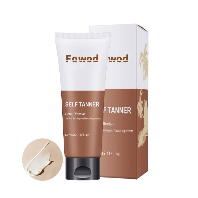 Photo 1 of 2 PACK - Fowod Self Tanners - Get a Perfect Gradual Tan with Our Sunless Tanning Lotions, Non-Toxic and Buildable Formula for a Golden Glow on Body and Face (2.11 FL Oz / 60ML) 