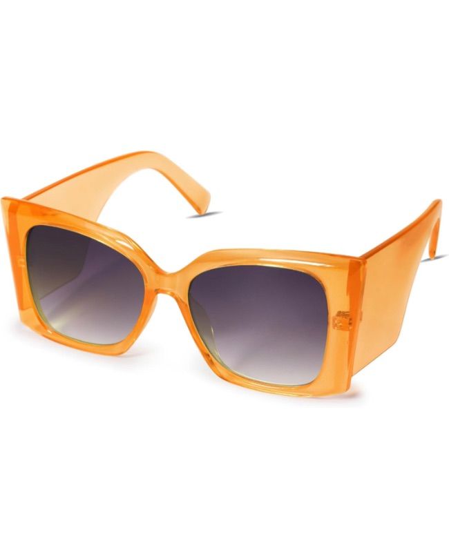 Photo 1 of VANLINKER Trendy Oversized Square Cateye Sunglasses for Women Men Vintage Classy Big Cat Eye Shades Fashion Wide Frame VL9752