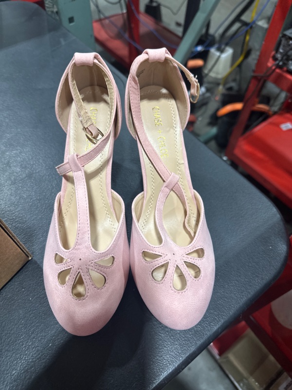 Photo 1 of PINK HEELS FOR WOMEN SIZE 7.5