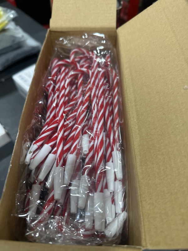 Photo 2 of Tenceur 300 Pieces Candy Cane Pen Christmas Holiday Pen Umbrella Cane Ballpoint Pen with Black Ink for Classroom Gifts Stationery Supplies