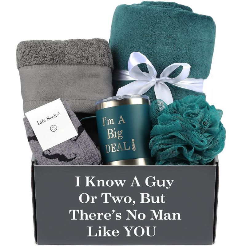 Photo 1 of Goldmus Men Gift Set - Unique Gift Box For Men - Outstanding Birthday Gifts For Men, Thoughtful Gifts For Dad, Popular Gifts