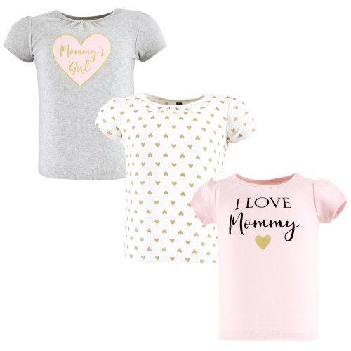 Photo 1 of Hudson Baby Unisex Baby Short Sleeve T-Shirts, Girl Mommy, 6-12 Months