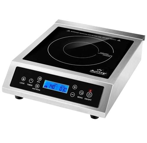 Photo 1 of Duxtop Professional Portable Induction Cooktop & Professional Stainless Steel Cookware Induction Ready Impact-bonded Technology (8.6Qt Stockpot) Cooktop + Cookware