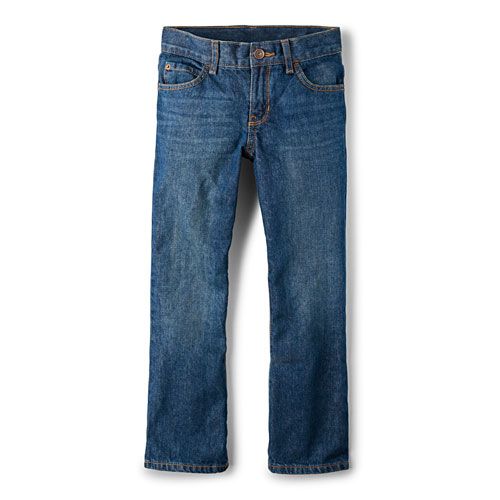 Photo 1 of The Children's Place Boys Bootcut Jeans | Size 14 | Denim | 100% Cotton
