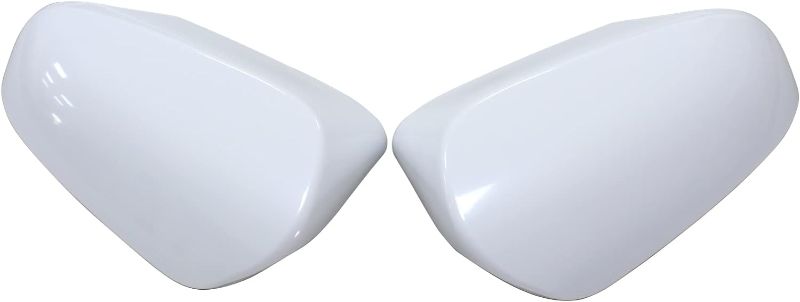 Photo 1 of XtremeAmazing 2Pcs White Front Driver and Passenger Side Mirror Cover Cap for Corolla 2014-2018
