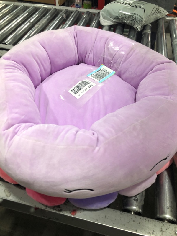 Photo 2 of Squishmallows 20-Inch Beula Octopus Pet Bed - Small Ultrasoft Official Squishmallows Plush Pet Bed
