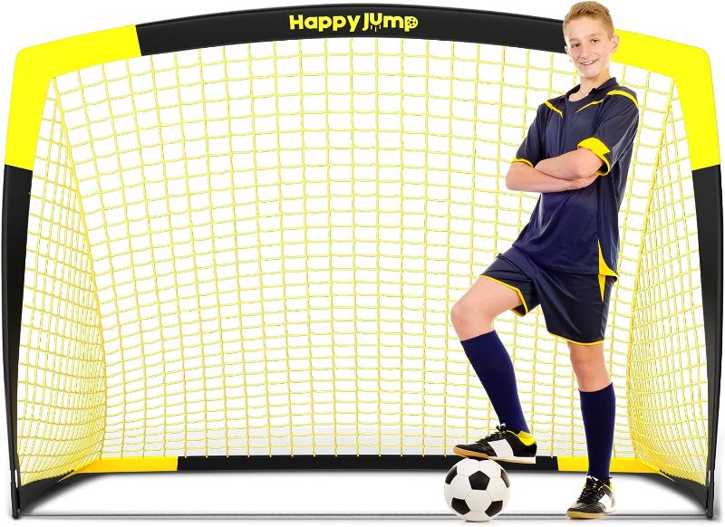 Photo 1 of Soccer Goal Pop Up Foldable Soccer Net for Backyard 3x2.2FT,4x3FT,5x3.6FT,7x5FT