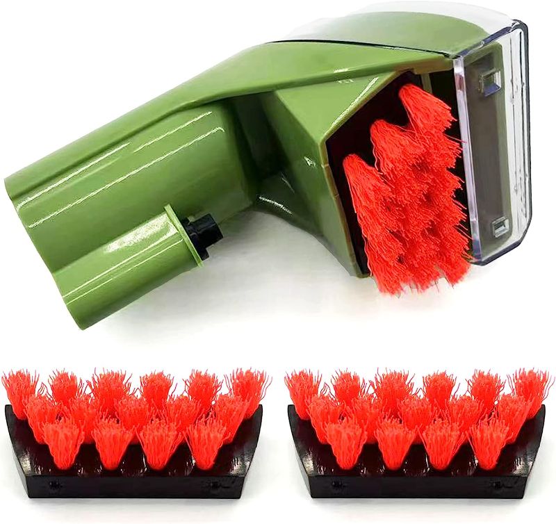 Photo 1 of 1400B Little Green 3" Tough Stain Brush Tool Replacement for Bissell Little-Green Upright & Portable Carpet Cleaners for 1400B 1425 1400W 1400 1844 2290A Series, Green,1 Brush,2 Replacement brushes