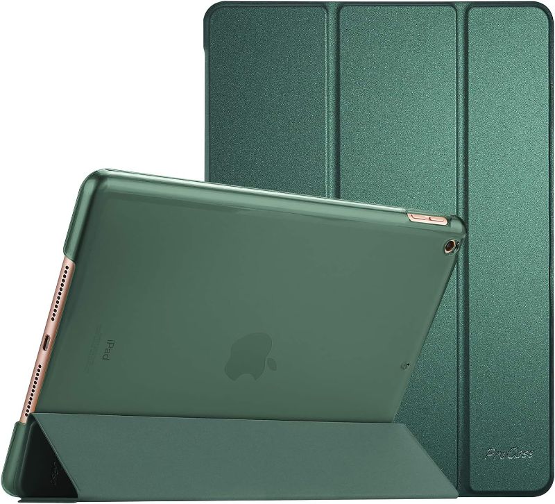 Photo 1 of ProCase for iPad 9th Generation 2021/ iPad 8th Generation 2020/ iPad 7th Generation 2019 Case, iPad 10.2 Case iPad Cover 9th Generation -MidnightGreen