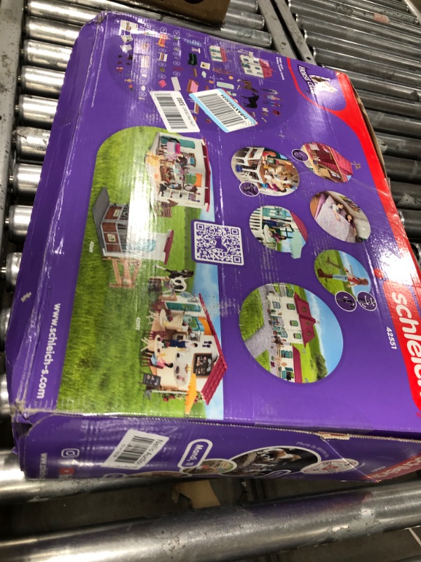 Photo 2 of Schleich Horse Toys and Playsets, Award Winning 108 Piece Set Lakeside Country House, Horse Stable, Pony Figurines, Rider Action Figures, and Barn Accessories, for Girls and Boys Ages 5 and Above 2022 Box Style