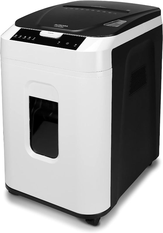 Photo 1 of Aurora Commercial Grade 200-Sheet Auto Feed High Security Micro-Cut Paper Shredder/ 60 Minutes/Security Level P-5
