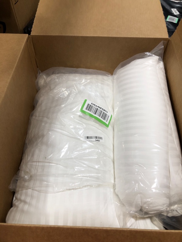 Photo 2 of Beckham Hotel Collection Bed Pillows for Sleeping - Queen Size, Set of 2 - Soft Allergy Friendly, Cooling, Luxury Gel Pillow for Back, Stomach or Side Sleepers
