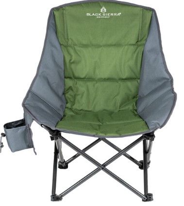 Photo 1 of STOCK PHOTO FOR REFERENCE - Black sierra equipment chair unknown size/model 
