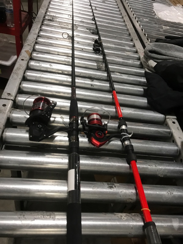 Photo 1 of USED/DAMAGED - 2 pack fishing rods - misc brand/sizes 
