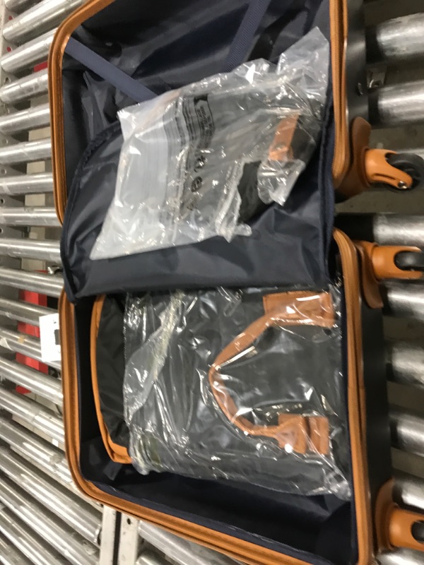 Photo 2 of Coolife Luggage Set 3 Piece Luggage Set Carry On Suitcase Hardside Luggage with TSA Lock Spinner Wheels(Black, 3 piece set (BP/TB/20)) Black 3 piece set (BP/TB/20)