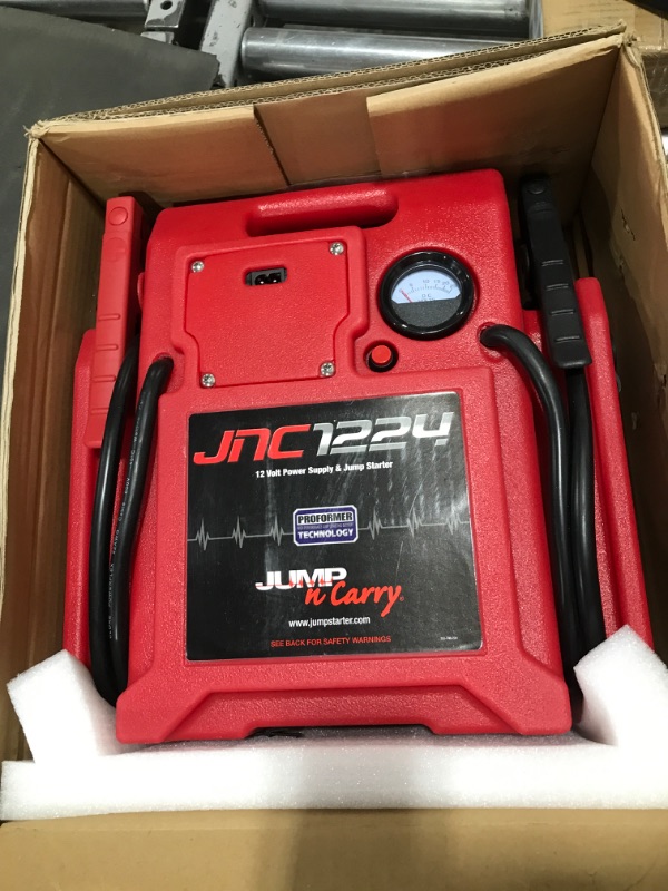 Photo 2 of Jump-N-Carry JNC1224 3400/1700 Peak Amp 12/24V Jump Starter and Charging Cord 3400 Amp 12/24V Jump Starter + Charging Cord