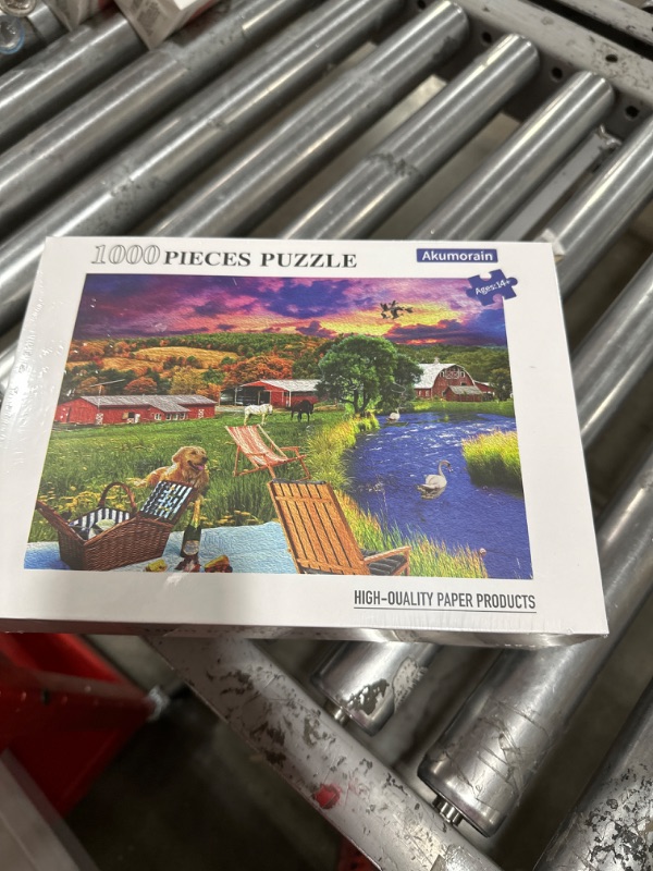 Photo 2 of 1000 Piece Puzzle,1000 Piece Adult Children Puzzles, Jigsaw Puzzles 1000 Pieces Suitable for Adults Children (B0001, 1000 PCS)