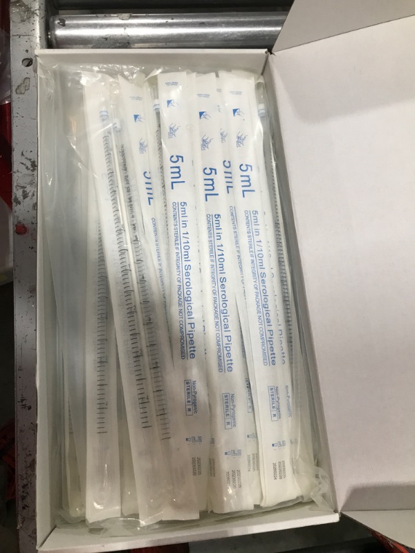 Photo 2 of Serological Pipette - 1ml/Yellow, Individually Wrapped(Case of 100)