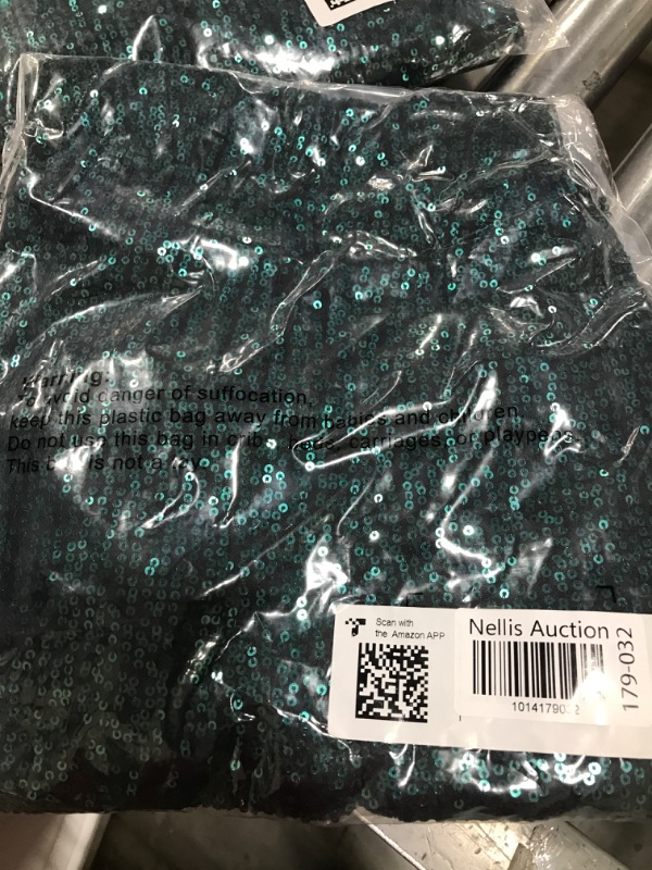 Photo 2 of Qsllina Womens Sequin Shorts Romper Spaghetti Strap Sleeveless Sexy Casual Loose Solid Jumpsuit Cute Comfy Stretchy Playsuit Green Medium