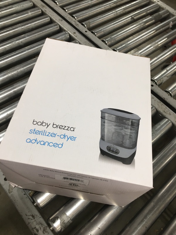 Photo 2 of Baby Brezza Baby Bottle Sterilizer and Dryer Advanced – Electric Steam Sterilization Machine – Universal Sterilizing for All Bottles: Plastic, Glass, Pacifiers + Breast Pump Parts- HEPA Filter, Slate Sterilizer-Dryer Advanced Slate