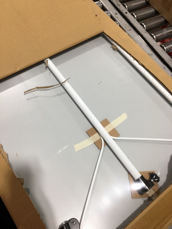 Photo 2 of Easel White Board - Magnetic Tripod Whiteboard Portable Dry Erase Board 36 x 24 inches Flipchart Easel Board Height Adjustable, 3' x 2' Portable White Board *Silver 36 x 24