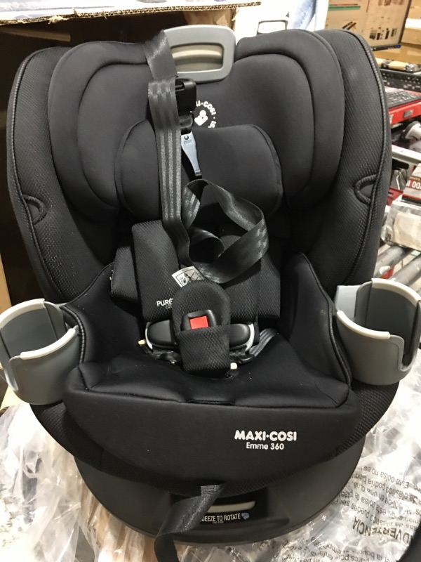 Photo 3 of Maxi-Cosi Emme 360 Rotating All-in-One Convertible Car Seat, Midnight Black