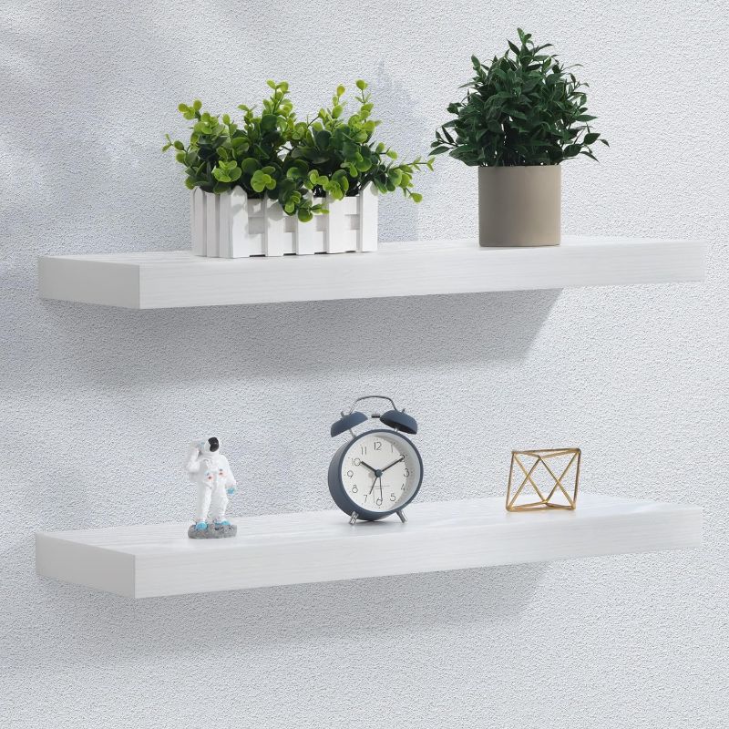 Photo 1 of * one single shelf *
Floating Shelf - Rustic Wooden Wall Shelf - Wall Mounted Storage Shelf