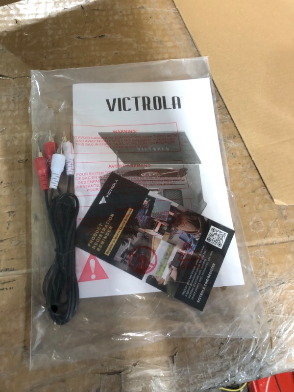 Photo 1 of Victrola Nostalgic 6-in-1 Bluetooth Record Player & Multimedia Center with Built-in Speakers - 3-Speed Turntable, CD & Cassette Player, FM Radio | Wireless Music Streaming | Natural Natural Record Player