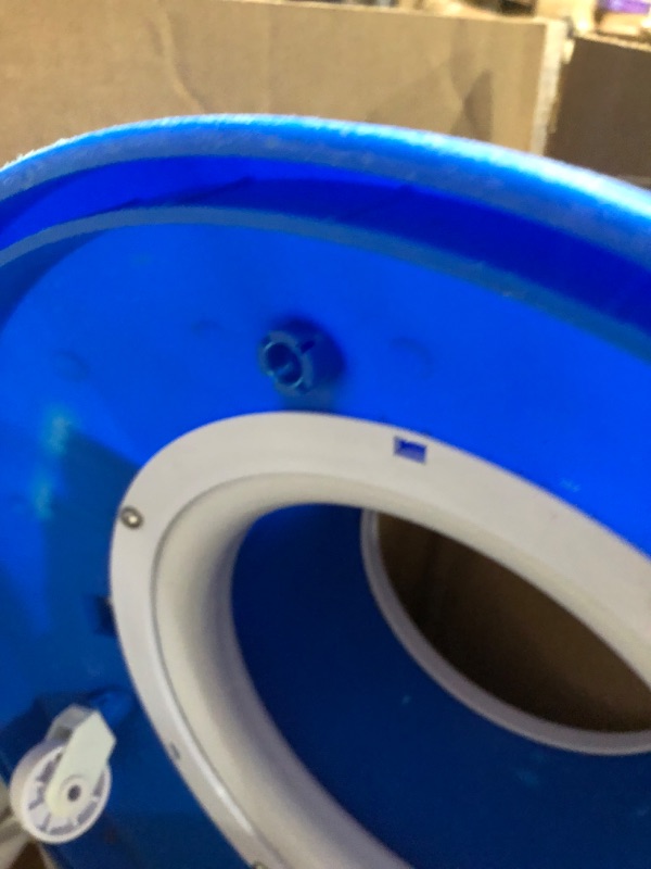 Photo 3 of **MISSING WHEEL**
Poolmaster 28300 Big Sucker Swimming Pool Leaf Vacuum, Blue