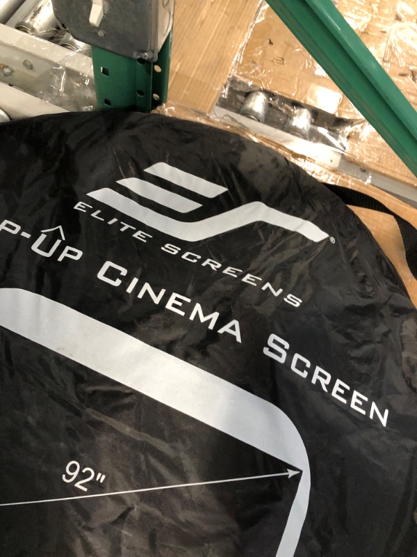 Photo 4 of Elite Screens Pop-up Cinema 92-inch 16:9 Portable Outdoor Fast Folding Projector Screen Self Standing Ultra-Light Weight Movie Quick Collapsible Carrying Bag, US Based Company 2-Year Warranty -POP92H 16:9, 92-inch