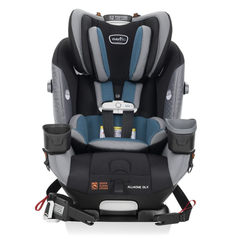 Photo 1 of Evenflo Gold Revolve360 Extend All-in-One Rotational Car Seat with SensorSafe (Onyx Black) 