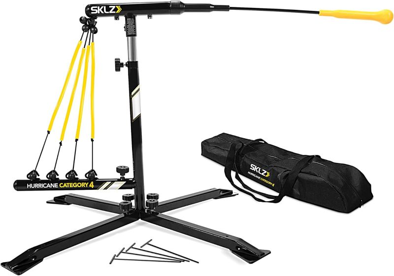 Photo 1 of *PARTS ONLY DOES NOT FUNCTION*
SKLZ Hurricane Premium Portable Batting Practice/Hitting Swing Trainer System