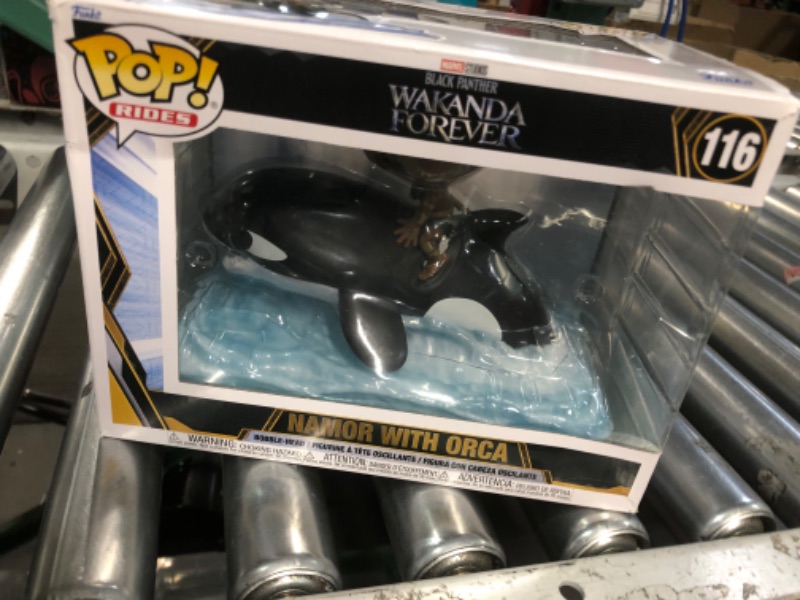 Photo 3 of Funko Pop! Ride Super Deluxe: Black Panther - Wakanda Forever, Namor with Orca