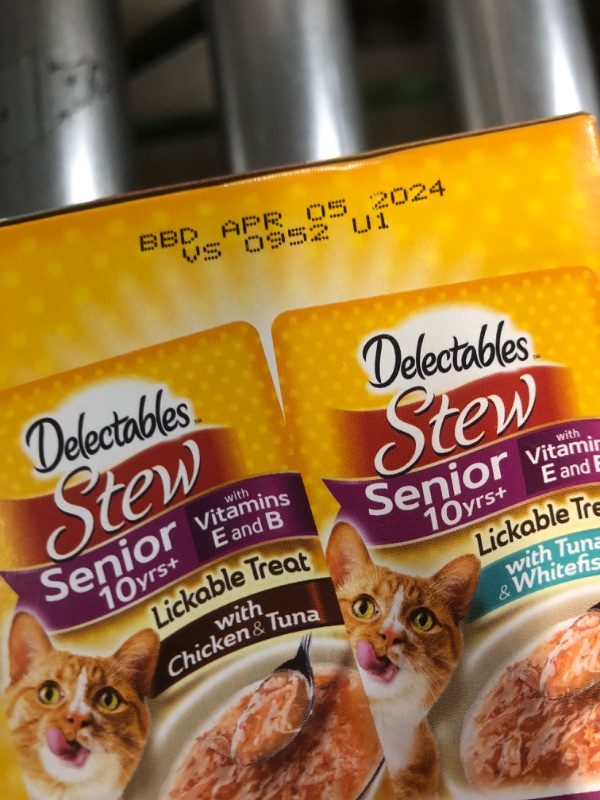 Photo 1 of *expires 04/2024* Hartz Delectables Stew Senior Lickable Wet Cat Treats