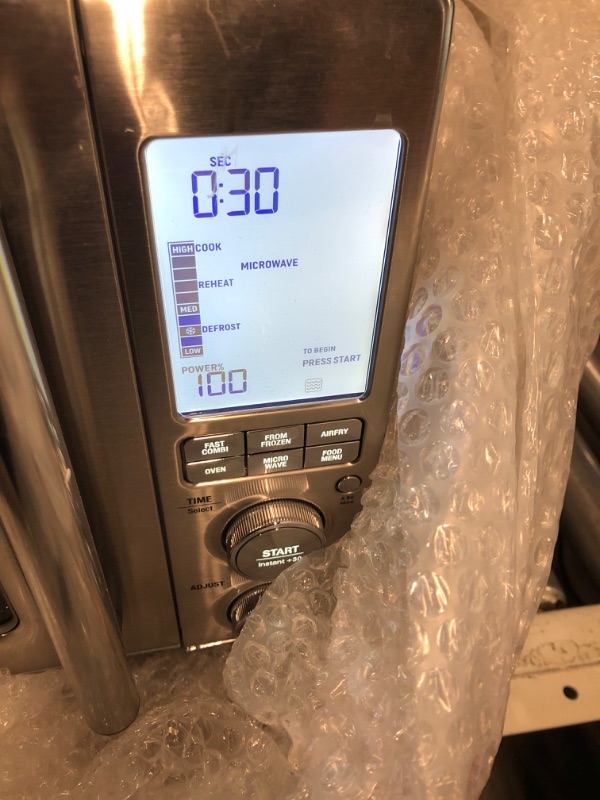 Photo 1 of (READ NOTES) Breville Countertop Smooth Wave Microwave, Brushed Stainless Steel, BMO850BSS
