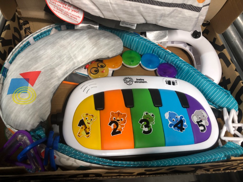 Photo 5 of Baby Einstein 4-in-1 Kickin' Tunes Music and Language Play Gym and Piano Tummy Time Activity Mat